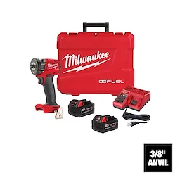 M18 FUEL™ 3/8 " Compact Impact Wrench w/ Friction Ring Kit Primary Image