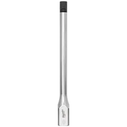 3/8" Drive 8mm Long Hex Bit Socket, featuring a silver metallic body with engraved branding and a black hexagonal tip. The tool is designed for use with a 3/8-inch drive for fastening or loosening screws.