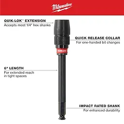 6 in. All Hex Change Extension