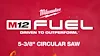 M12 FUEL™ 5-3/8" Circular Saw (Tool Only), view 8