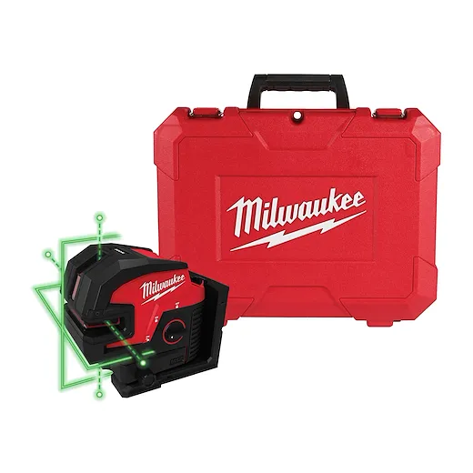 M12™ Green Laser – Cross Line & 4-Points