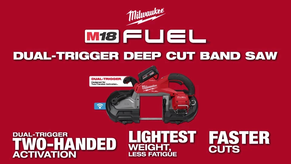 Milwaukee® M18 FUEL™ Deep Cut Dual Trigger Band Saw w/ ONE-KEY™