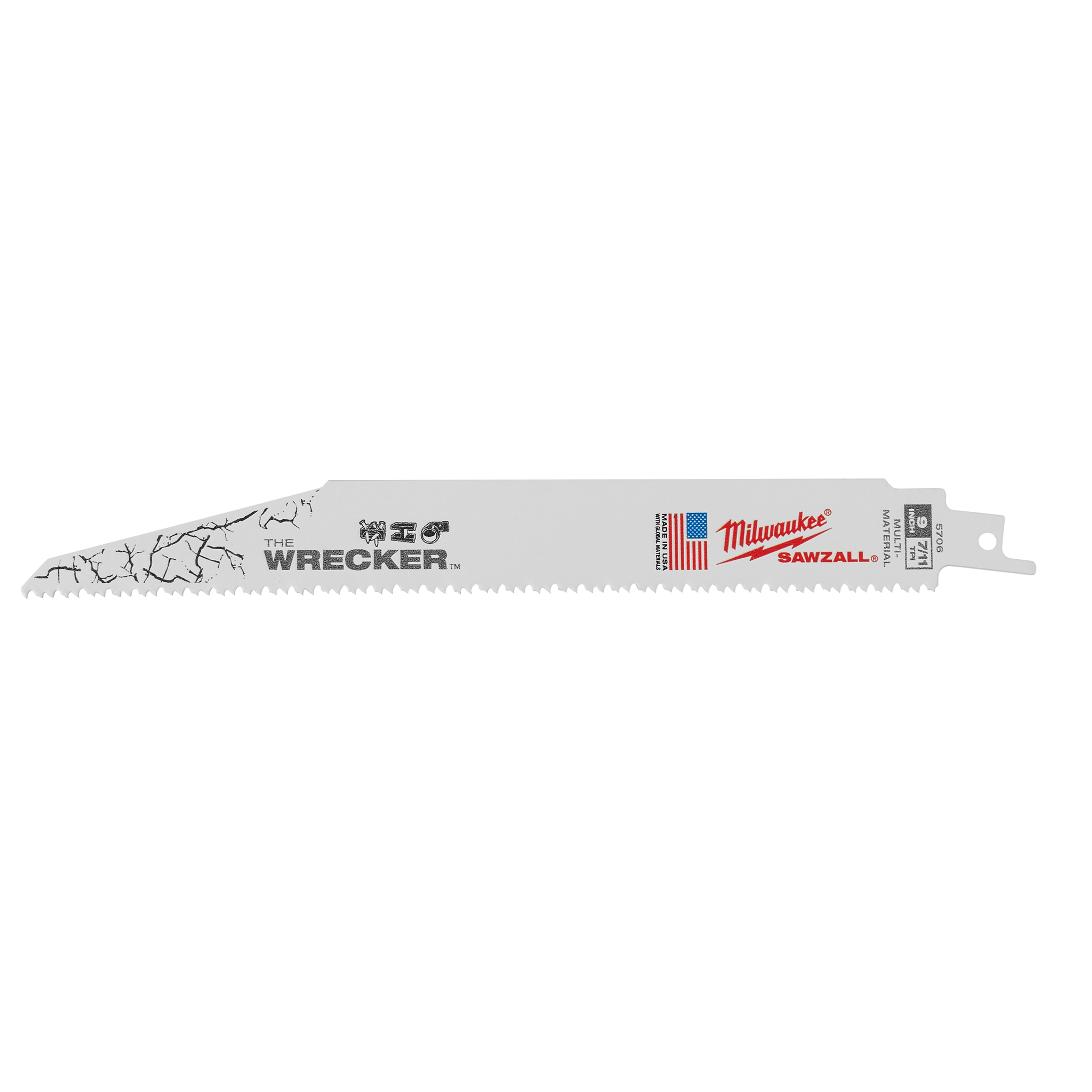 The WRECKER™ Multi-Material SAWZALL® Blade 9