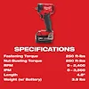M18 FUEL™ 3/8 " Compact Impact Wrench w/ Friction Ring Kit, view 21