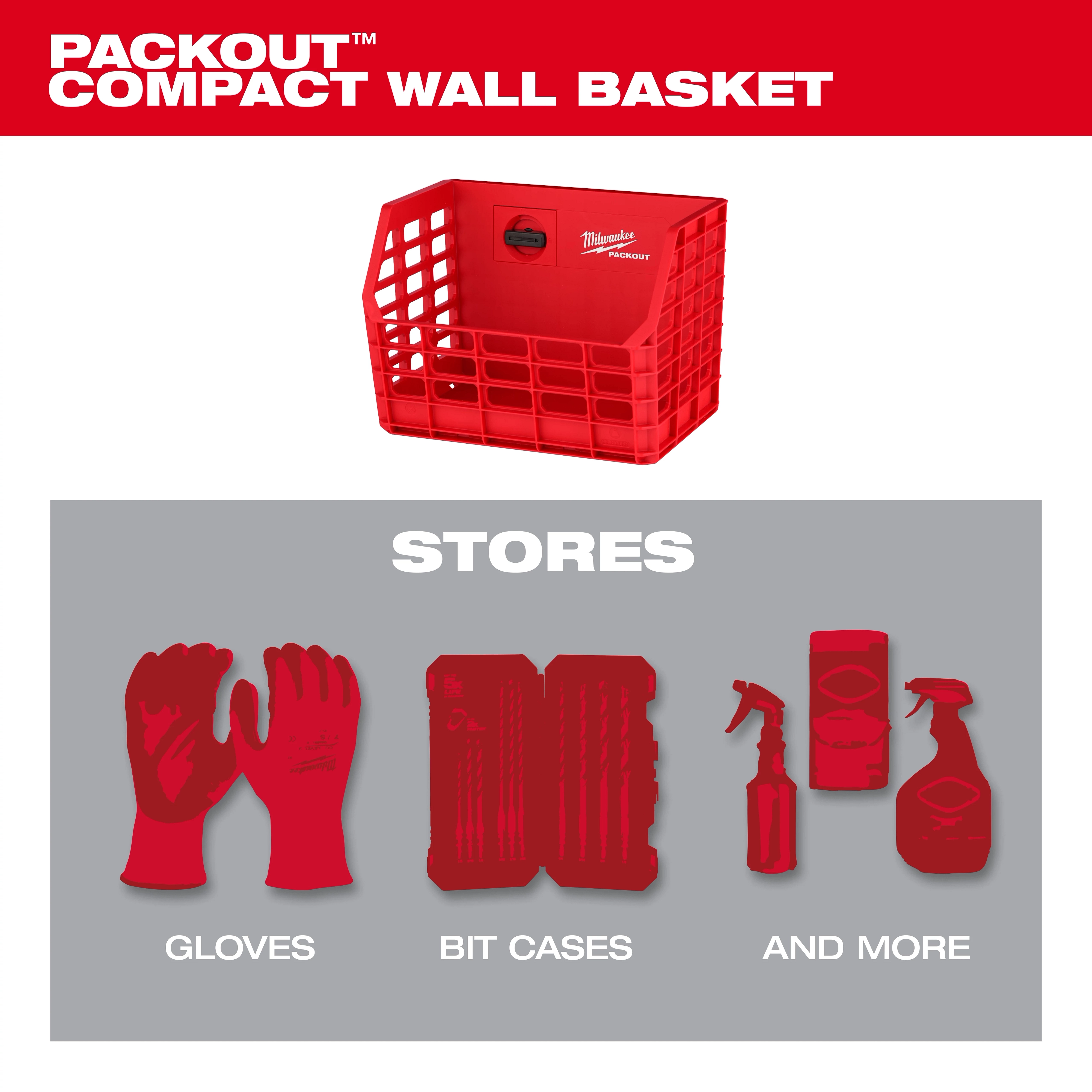 PACKOUT™ Compact Wall Basket