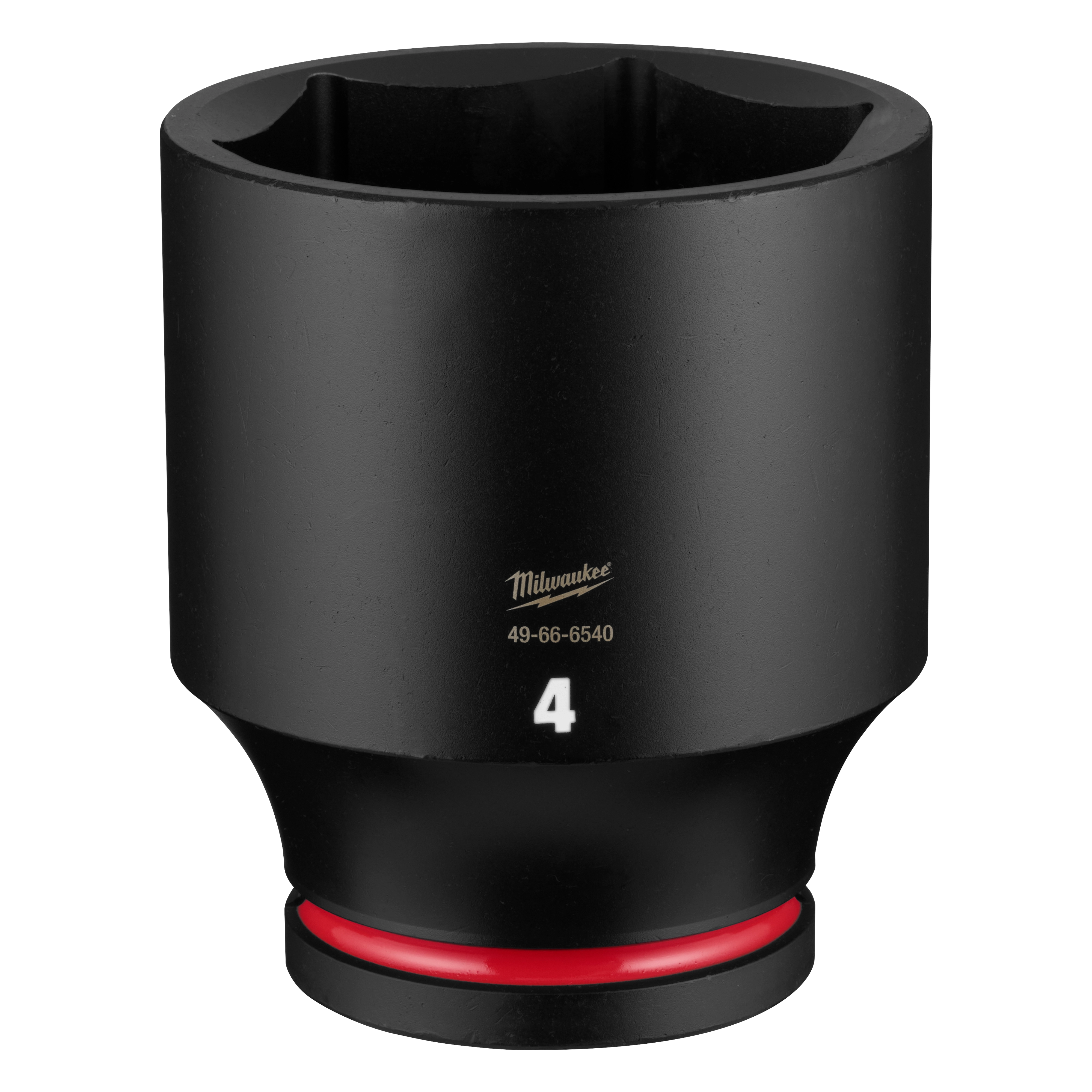 SHOCKWAVE Impact Duty 1" Drive 4" Deep 6 Point Socket standing upright on a plain background.