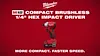 M18™ Compact Brushless 1/4" Hex Impact Driver, view 14