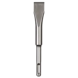 SDS Plus 5-1/2" Flat Chisel, a silver metal chisel designed for heavy-duty drilling and chiseling applications, features a flat tip.