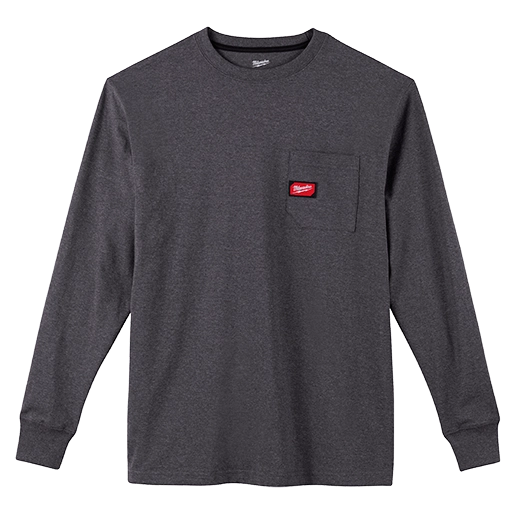 602G, 602GS, 602GM, 602GL, 602GXL, 602GXXL, 602G3XL - Long Sleeve Heavy Duty Pocket T-Shirt
