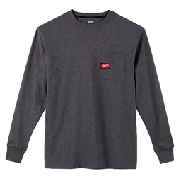 602G, 602GS, 602GM, 602GL, 602GXL, 602GXXL, 602G3XL - Long Sleeve Heavy Duty Pocket T-Shirt