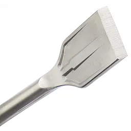 The SDS-MAX 2" Tile Chisel features a wide, flat blade designed for efficient tile removal. Made from durable steel for tough applications.