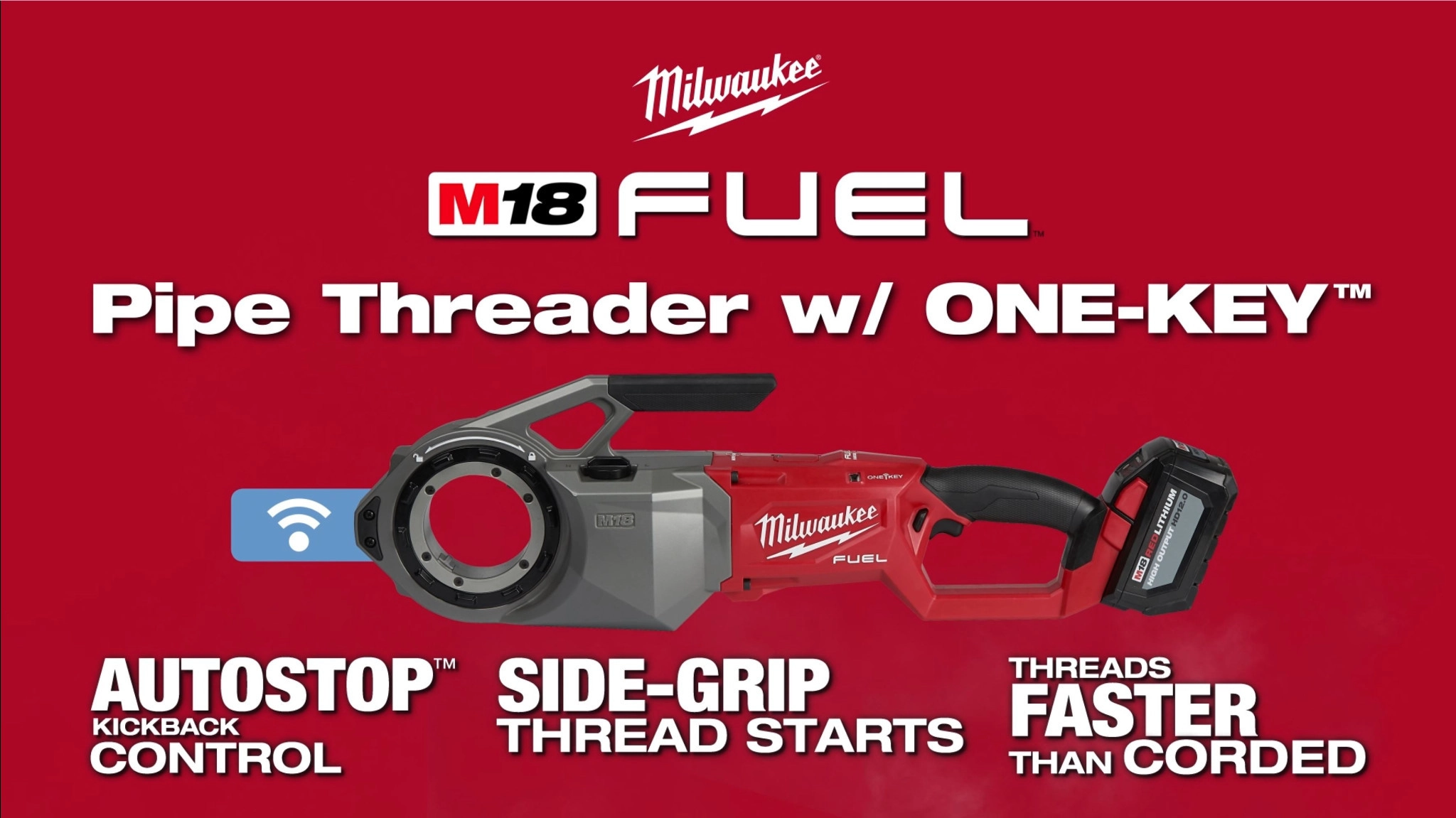 M18 FUEL™ Pipe Threader w/ ONE-KEY™ Kit - 2