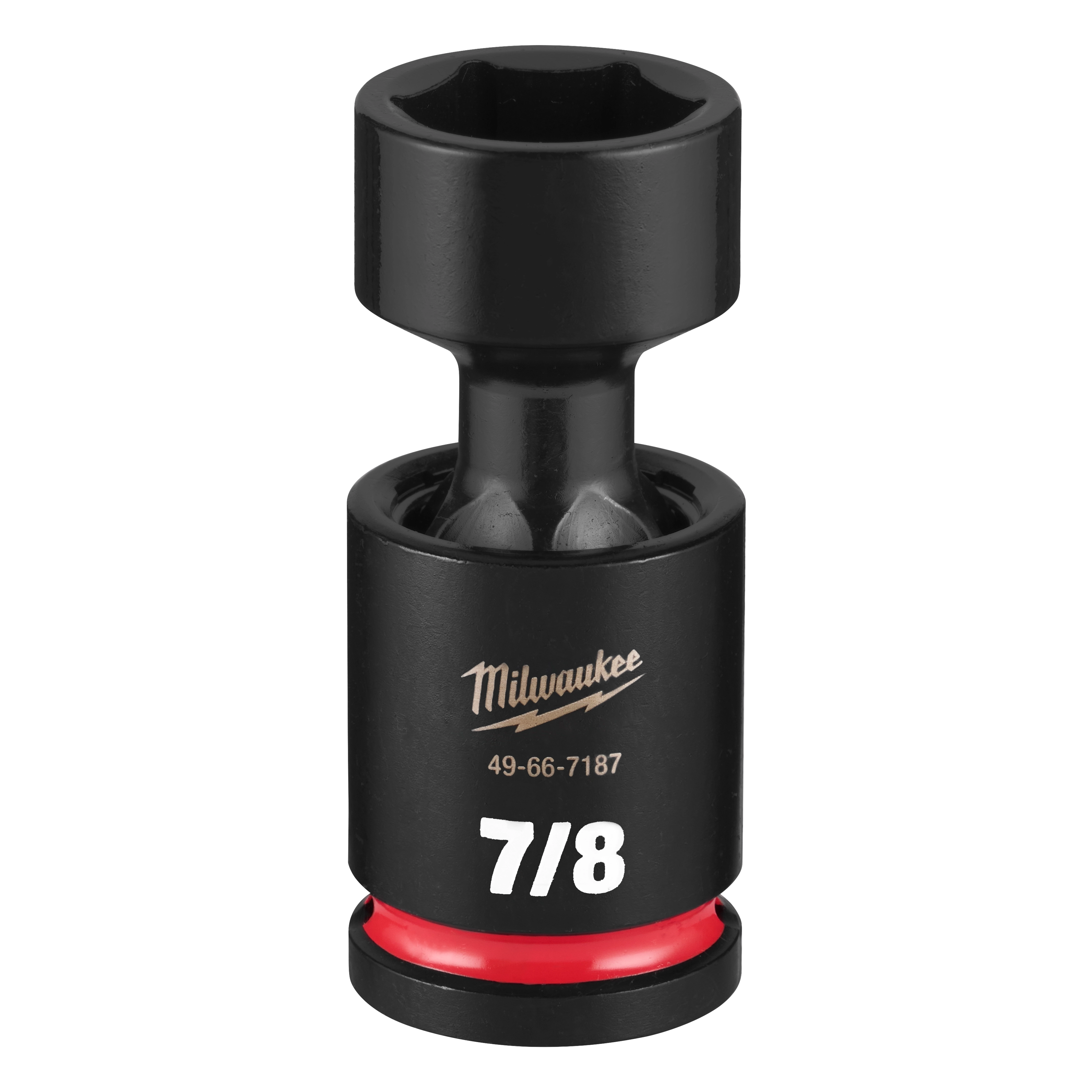 SHOCKWAVE Impact Duty 1/2" Drive 7/8" Standard Swivel Socket standing upright on a plain background.