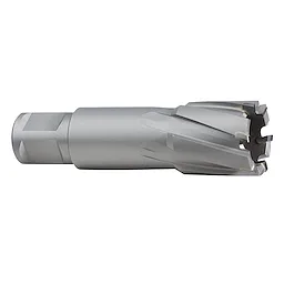 Metal drill bit model number 49-59-4106 with a cylindrical shaft and multiple sharp cutting edges on the tip designed for precise drilling.