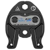 1/2" ZoomLock MAX Press Jaw for M12 FORCE LOGIC Press Tools has a black and silver design with labels "MaxiPro" and "ACR-MAX".