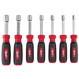 7 PC Hollow Shaft SAE Nut Driver Set