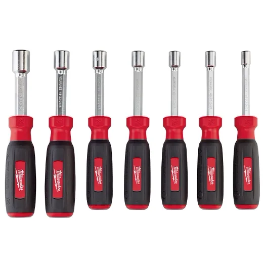 7 PC Hollow Shaft SAE Nut Driver Set