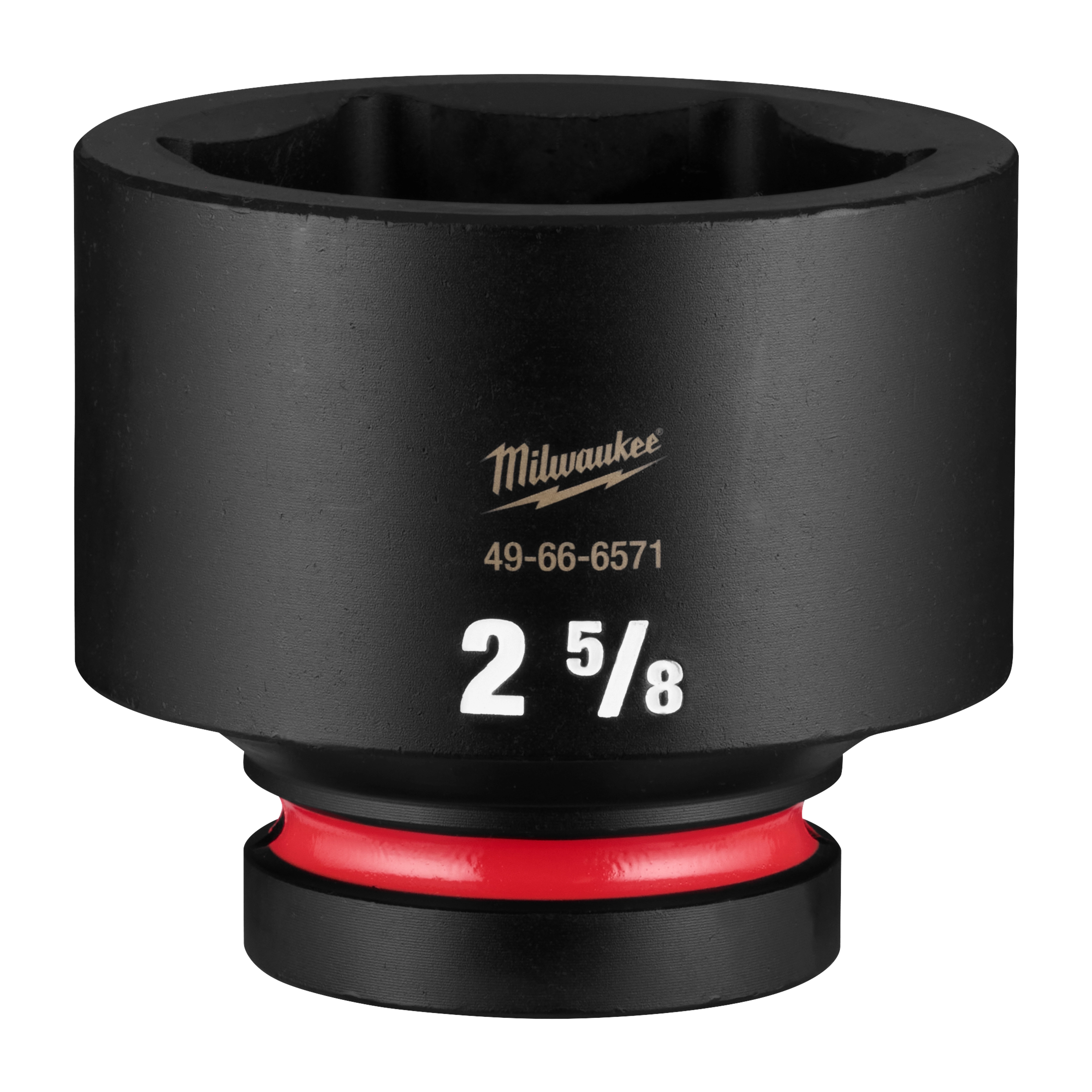 SHOCKWAVE Impact Duty 1" Drive 2-5/8" Standard 6 Point Socket standing upright with visible size marking.