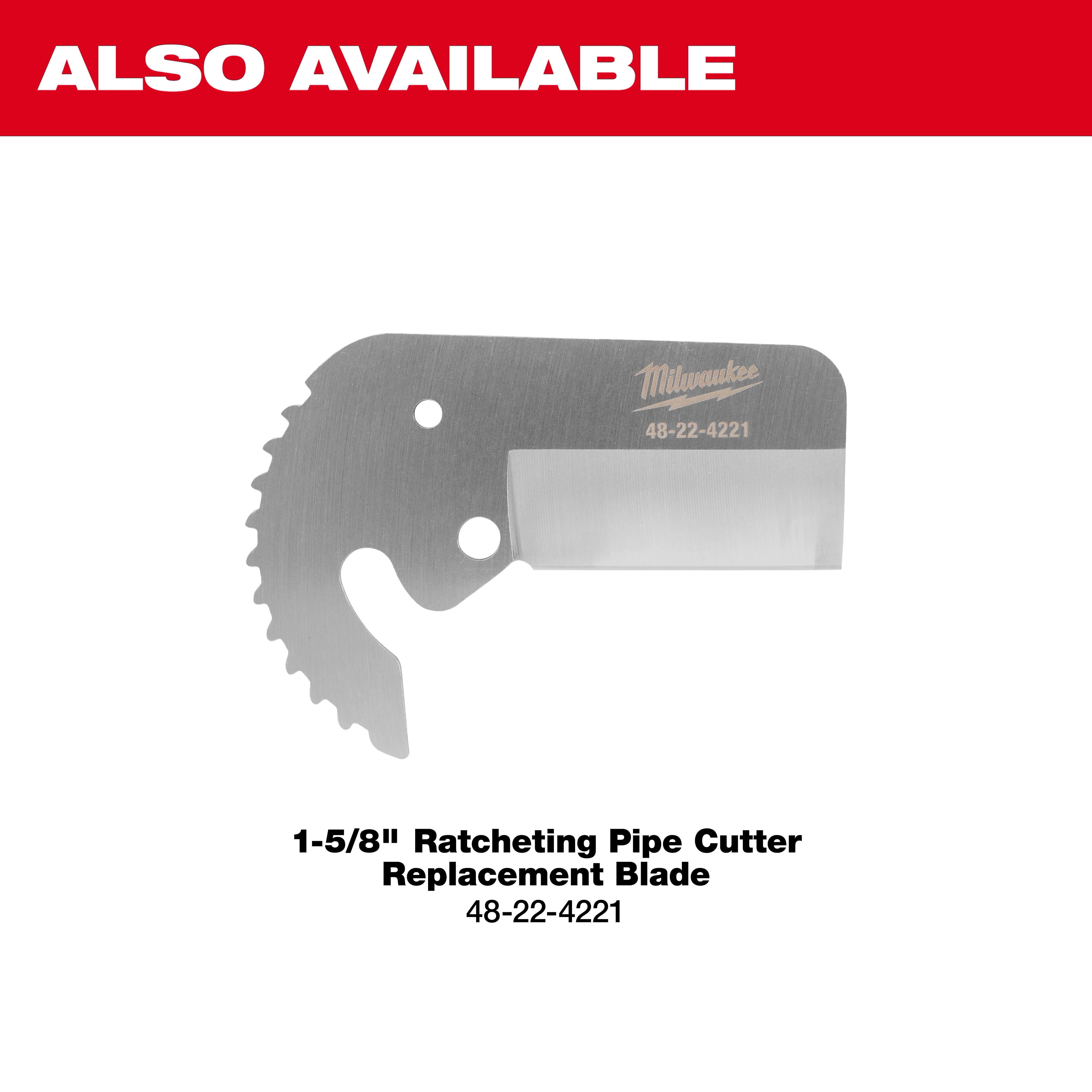 1-5/8" Ratcheting Pipe Cutter Replacement Blade 48-22-4221.