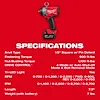 M18 FUEL™ 1/2" High Torque Impact Wrench w/ Pin Detent Kit, view 27