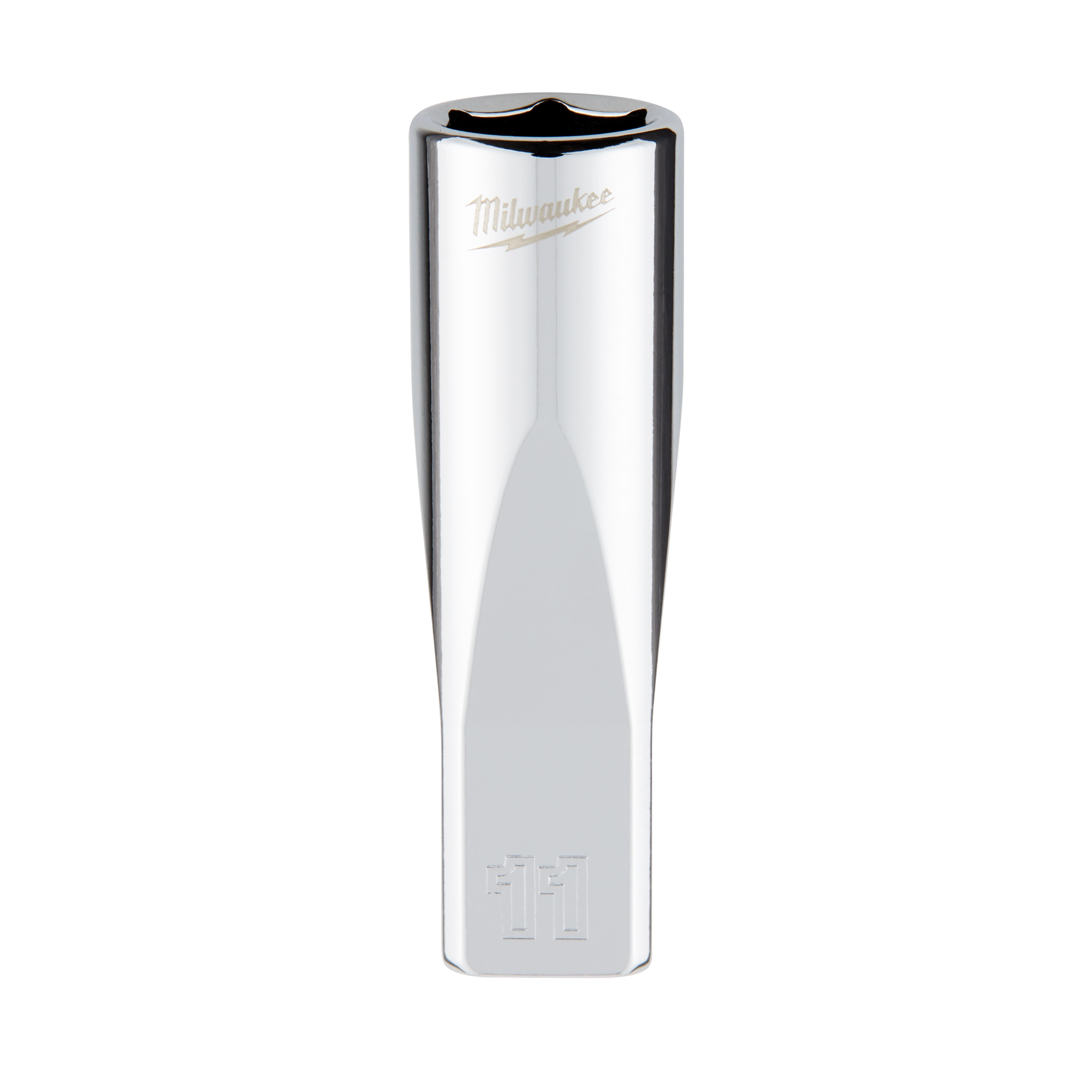 1/4" Drive 11mm Metric Deep Socket with FOUR FLAT™ Sides