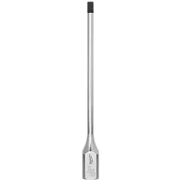 The 3/8" Drive 3/16" Long Hex Bit Socket features a polished chrome finish with a black hex tip. It has an extended shaft and laser-etched size markings for easy identification. The tool is designed for use with a ratchet.