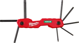 8-Key Folding Hex Key Set - Torx