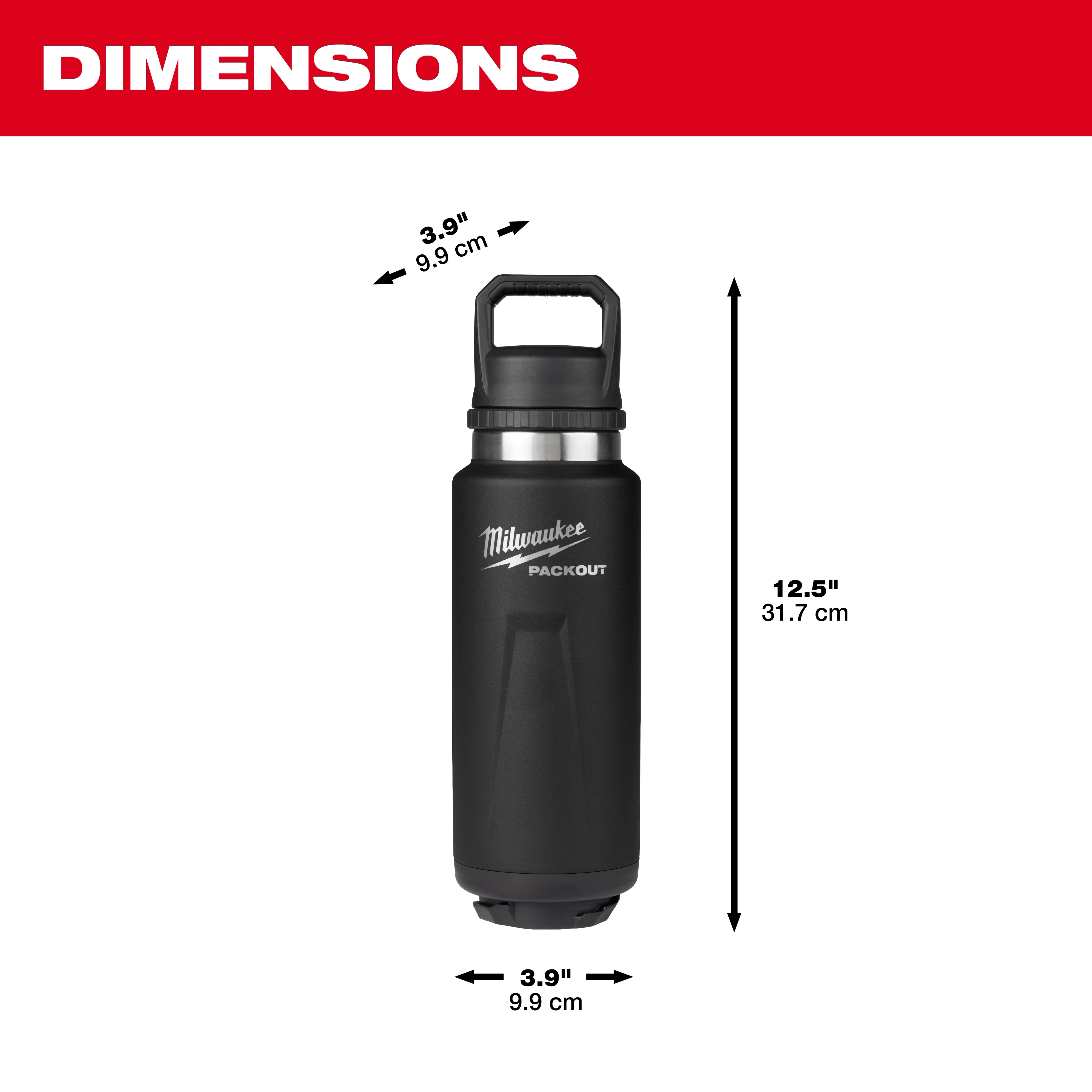 PACKOUT™ 36oz Insulated Bottle with Chug Lid