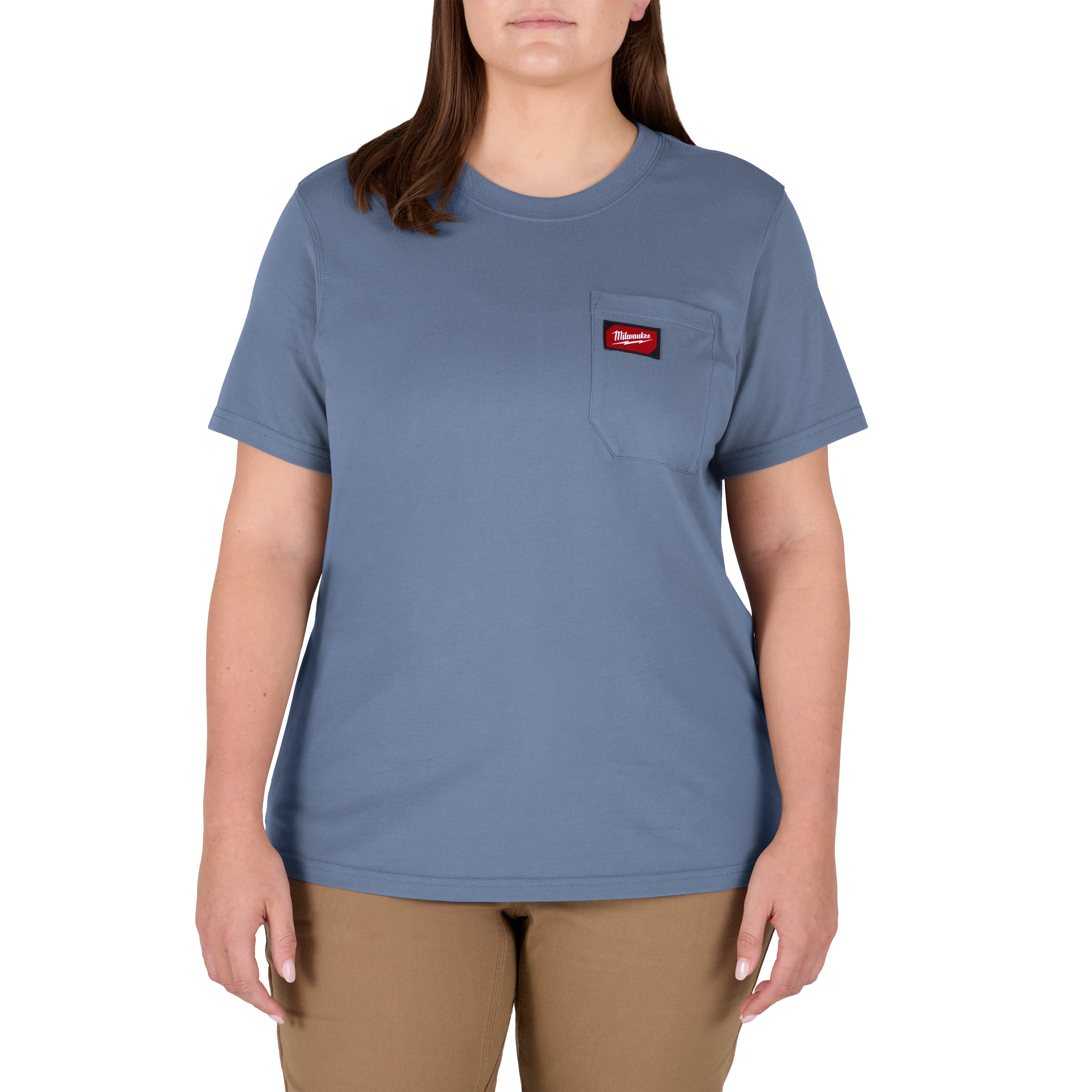 Women's GRIDIRON™ Pocket T-Shirt - Short Sleeve Blue M