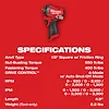 M12 FUEL™ Stubby 1/2" Impact Wrench, view 23