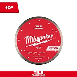 Milwaukee DIAMOND MAX™ Continuous Tile Diamond Blade