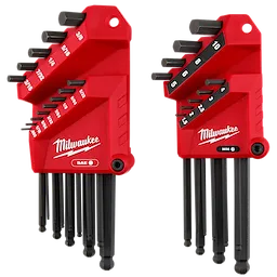 22-Key Ball End L-Style Hex Key Set - SAE/Metric