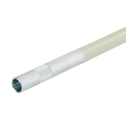 5 Foot Low Flex Fish Stick with a reinforced metal tip at one end and a flexible green body. Used for wire fishing tasks.