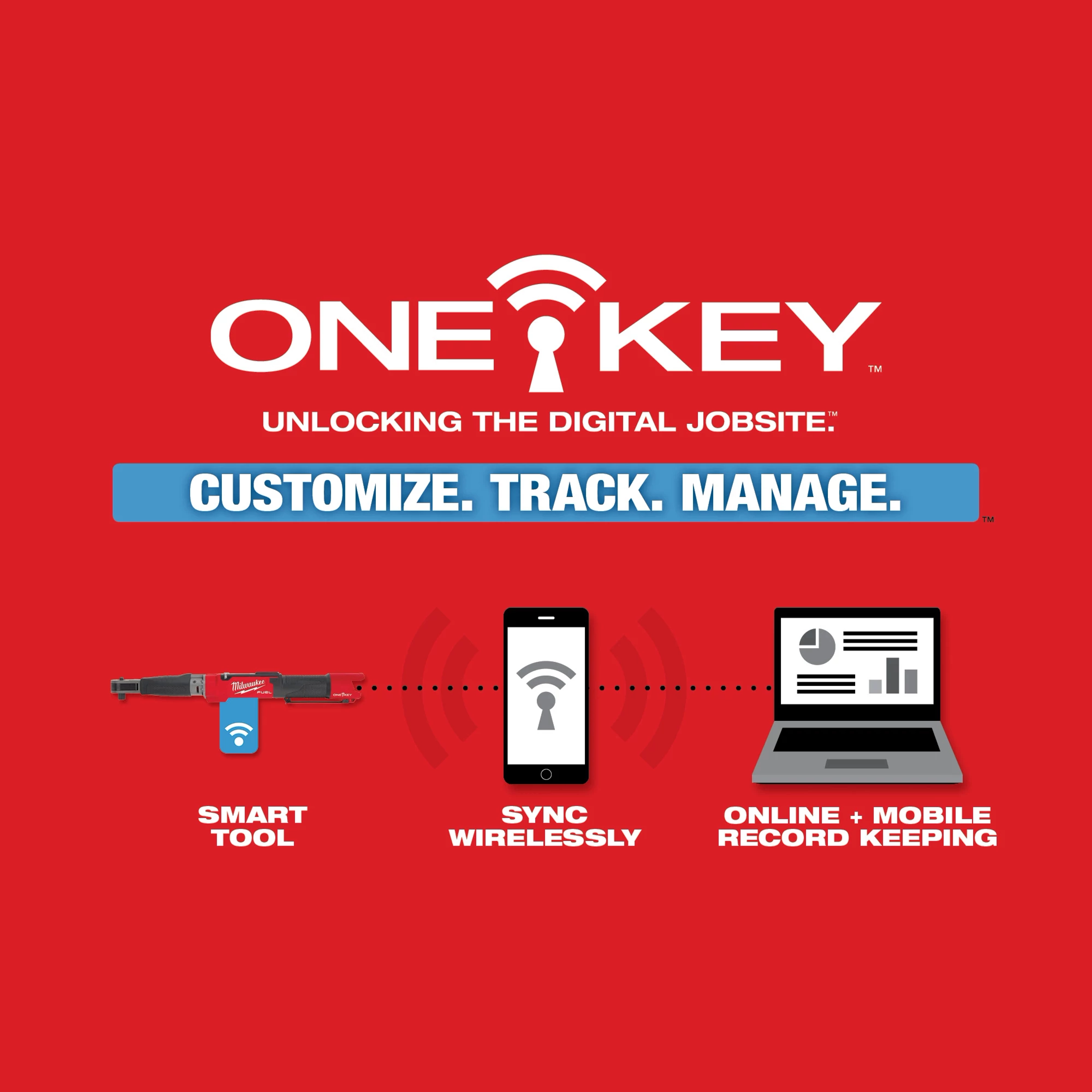 M12 FUEL™ 3/8" and 1/2" Digital Torque Wrench w/ ONE-KEY™ One-Key