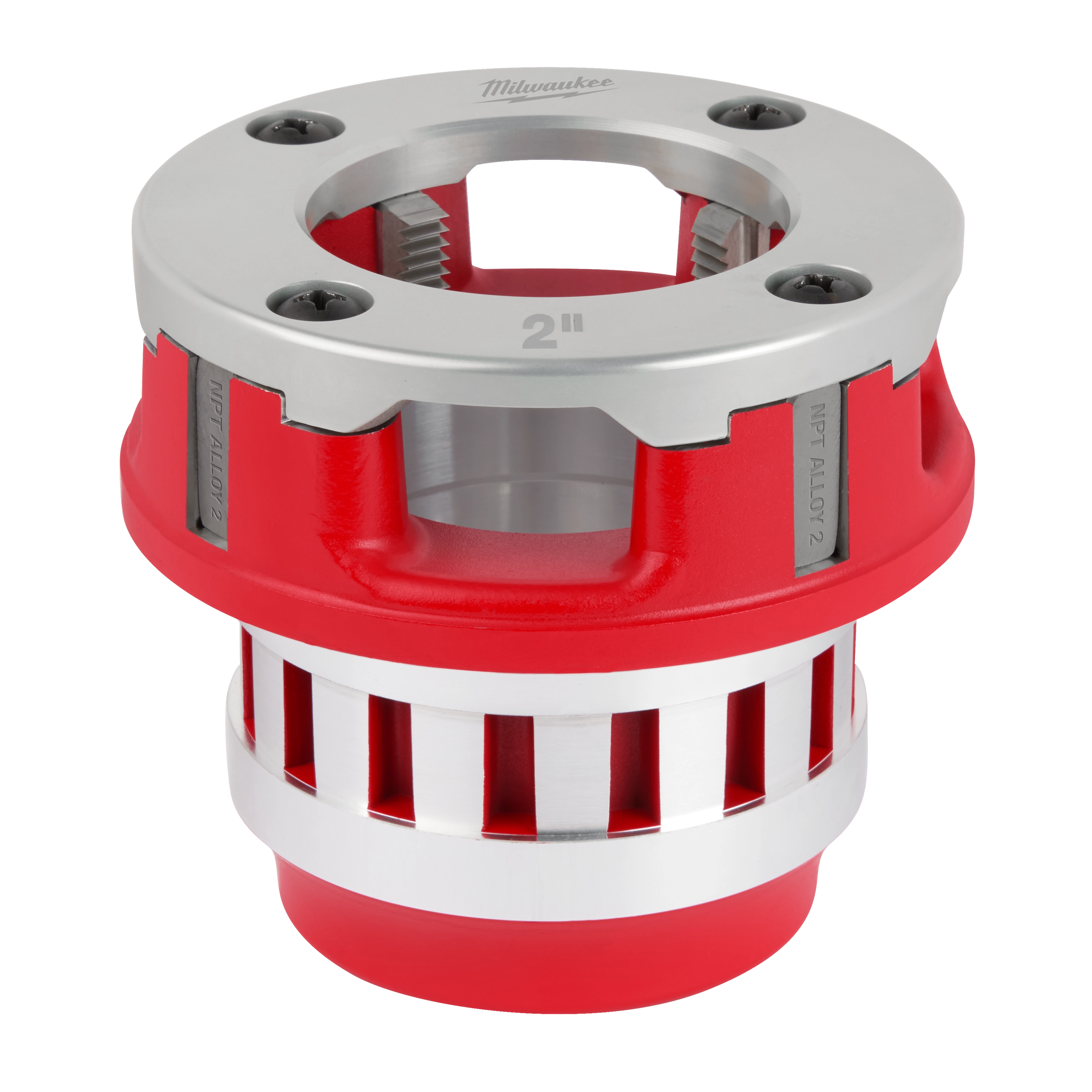 2" ALLOY NPT Forged Aluminum Die Head displayed