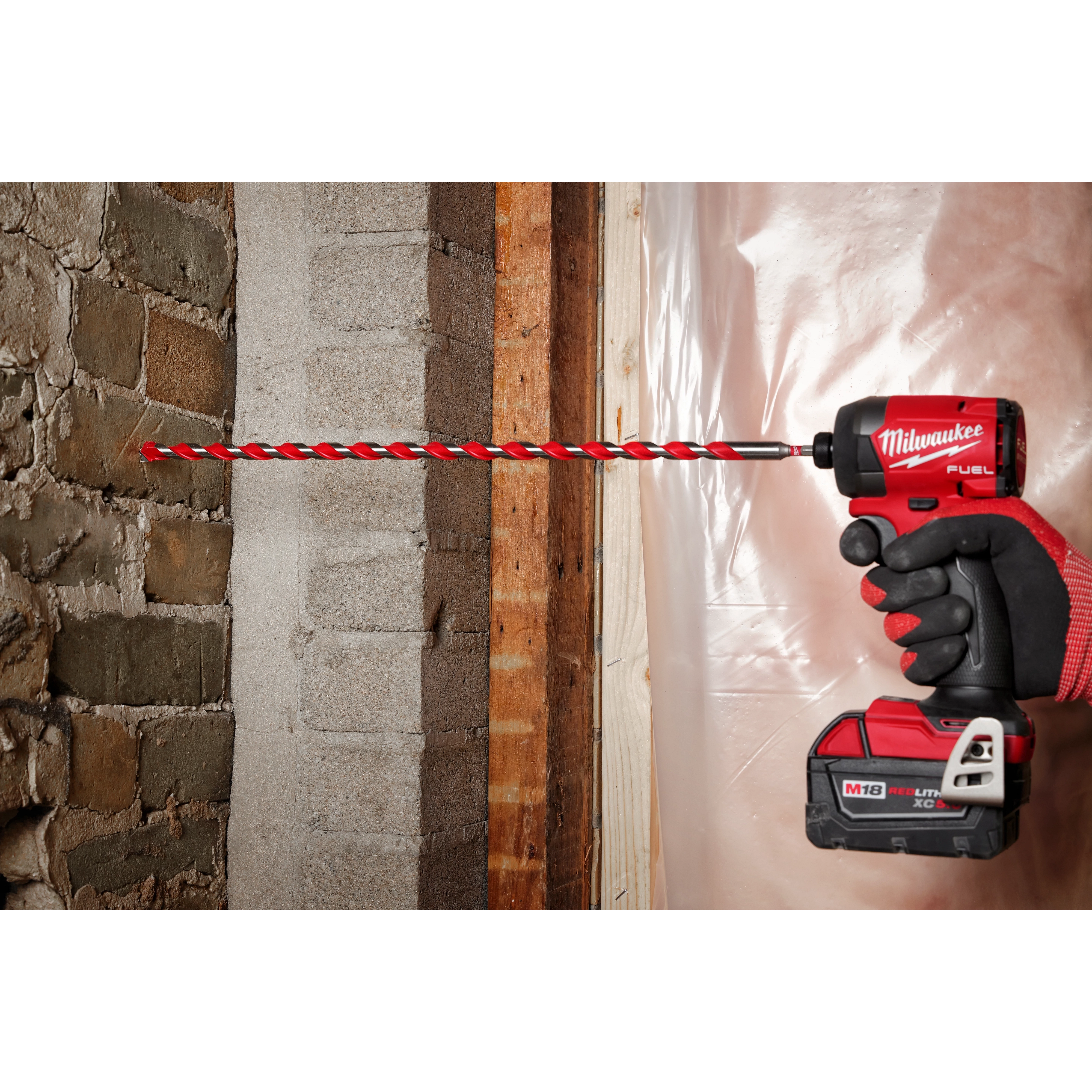 1/2" x 16" x 18" SHOCKWAVE Impact Duty™ Carbide Hammer Drill Bit