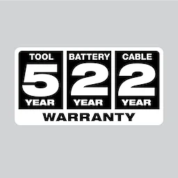 5 Year Tool, 2 Year Battery & 2 Year Cable Warranty