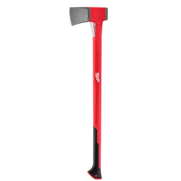 The 36" Splitting Axe features a red handle with black accents and a silver splitting head. Designed for heavy-duty wood splitting, it combines durability with ergonomic comfort.