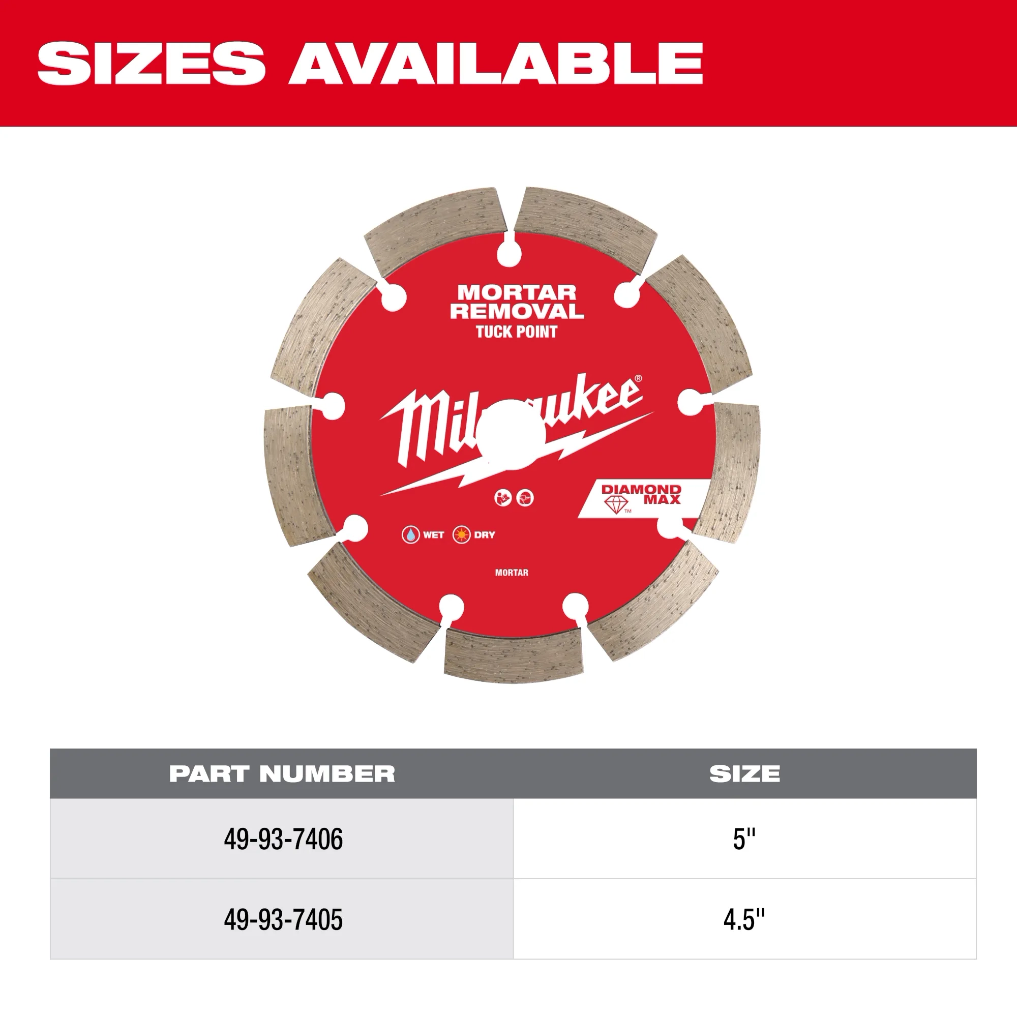 DIAMOND MAX™ Tuck Point Blades thumbnail 9