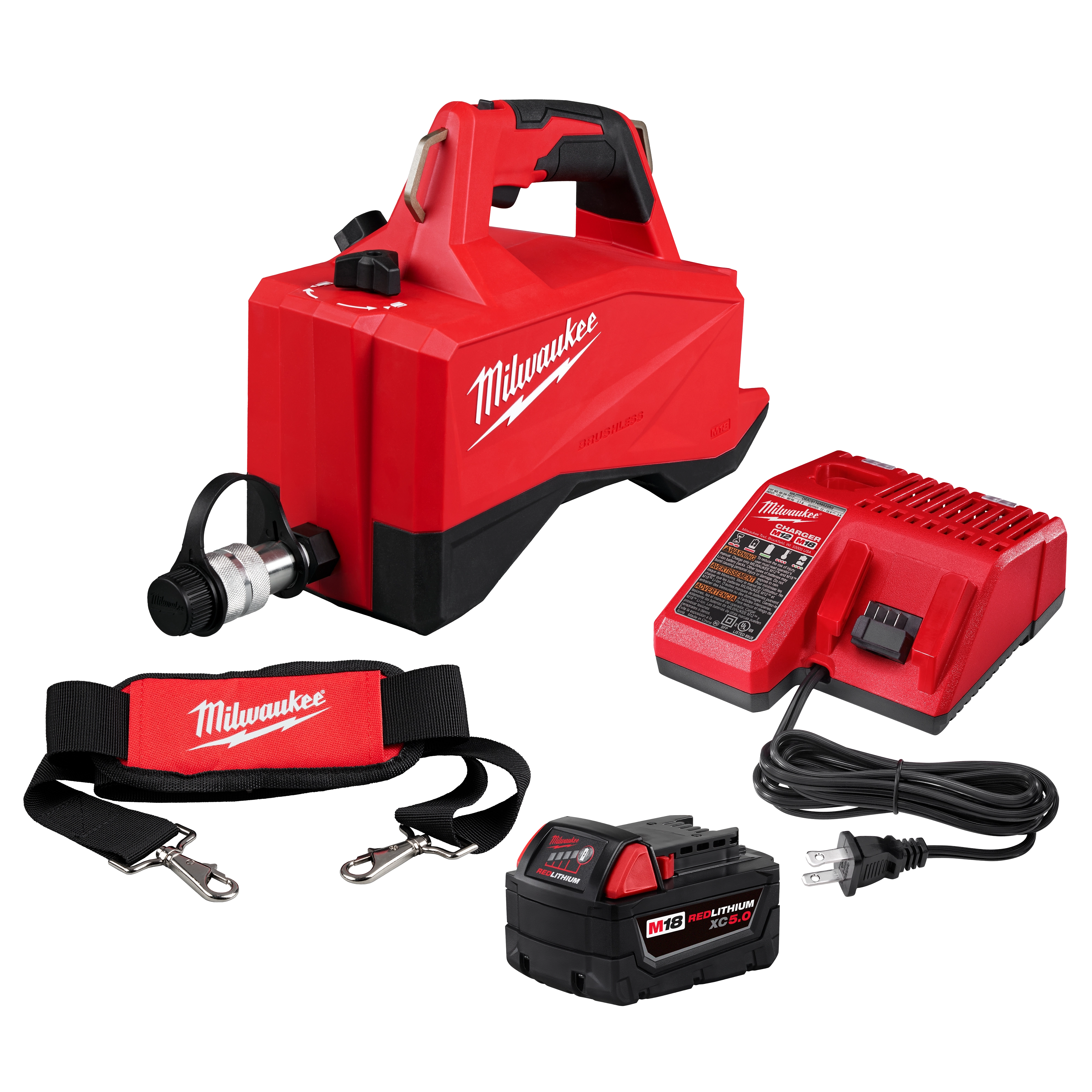 M18™ Brushless Single Acting 60in3 10,000psi Hydraulic Pump