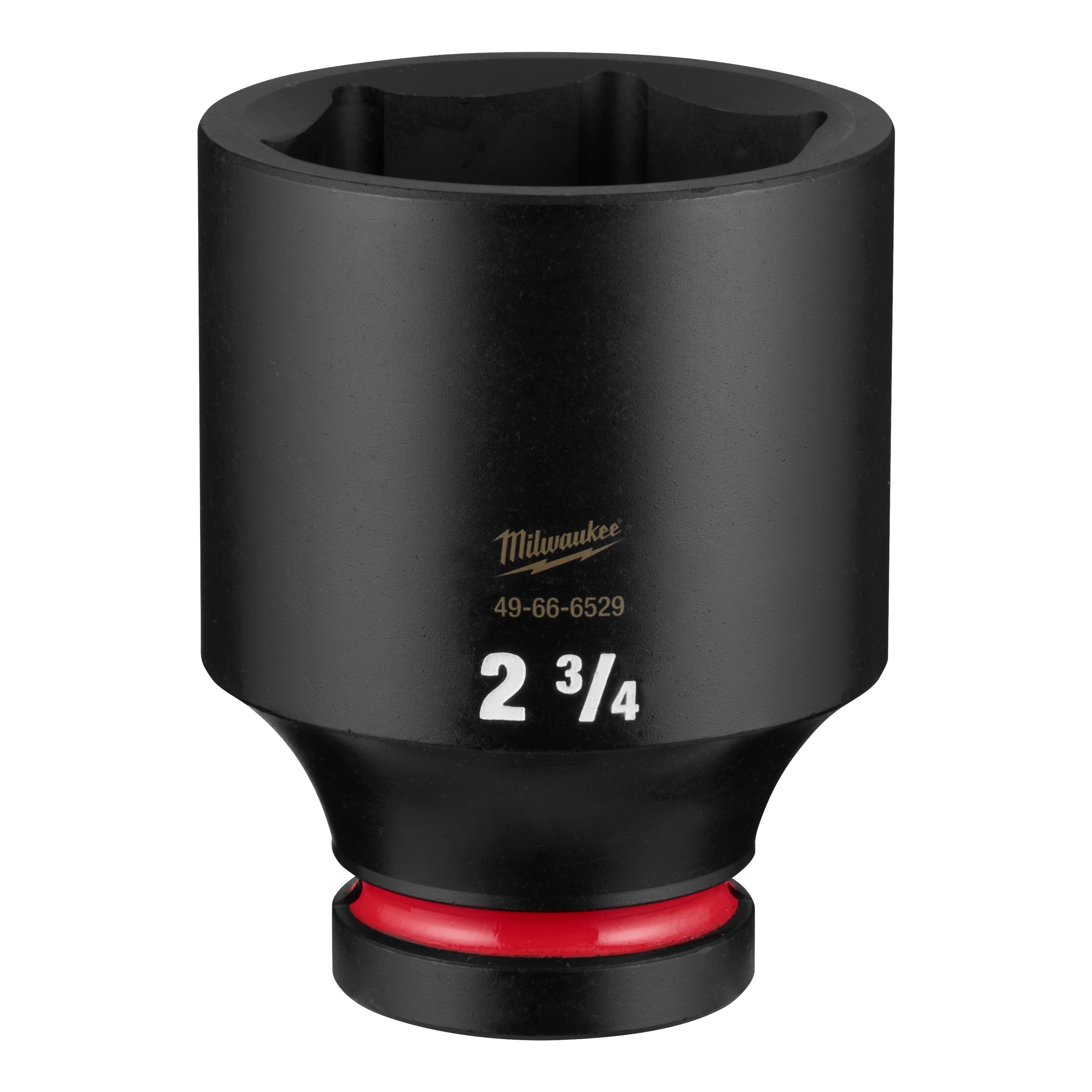 SHOCKWAVE Impact Duty 1" Drive 2-3/4" Deep 6 Point Socket standing upright on a plain background.