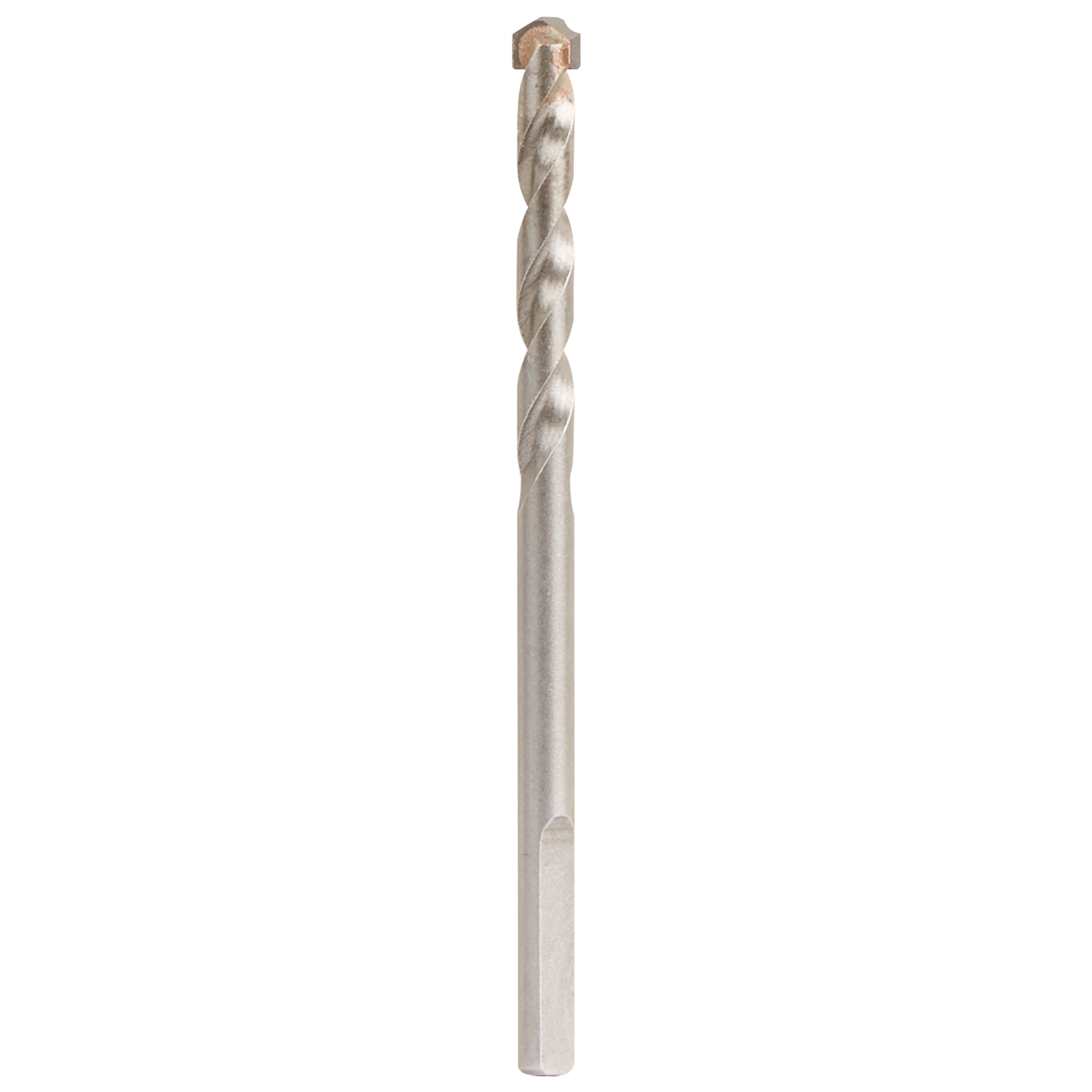 BIG HAWG with Carbide Teeth Multi-Material Pilot Bit, a silver, spiral drill bit designed for use on multiple materials.