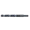 31/64" THUNDERBOLT BLACK OXIDE DRILL BIT, featuring a black finish with spiral grooves designed for efficient cutting and drilling.