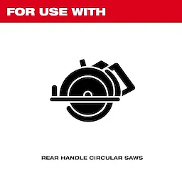 7-1/4" 24T Framing Circular Saw Blade is compatible with rear handle circular saws.