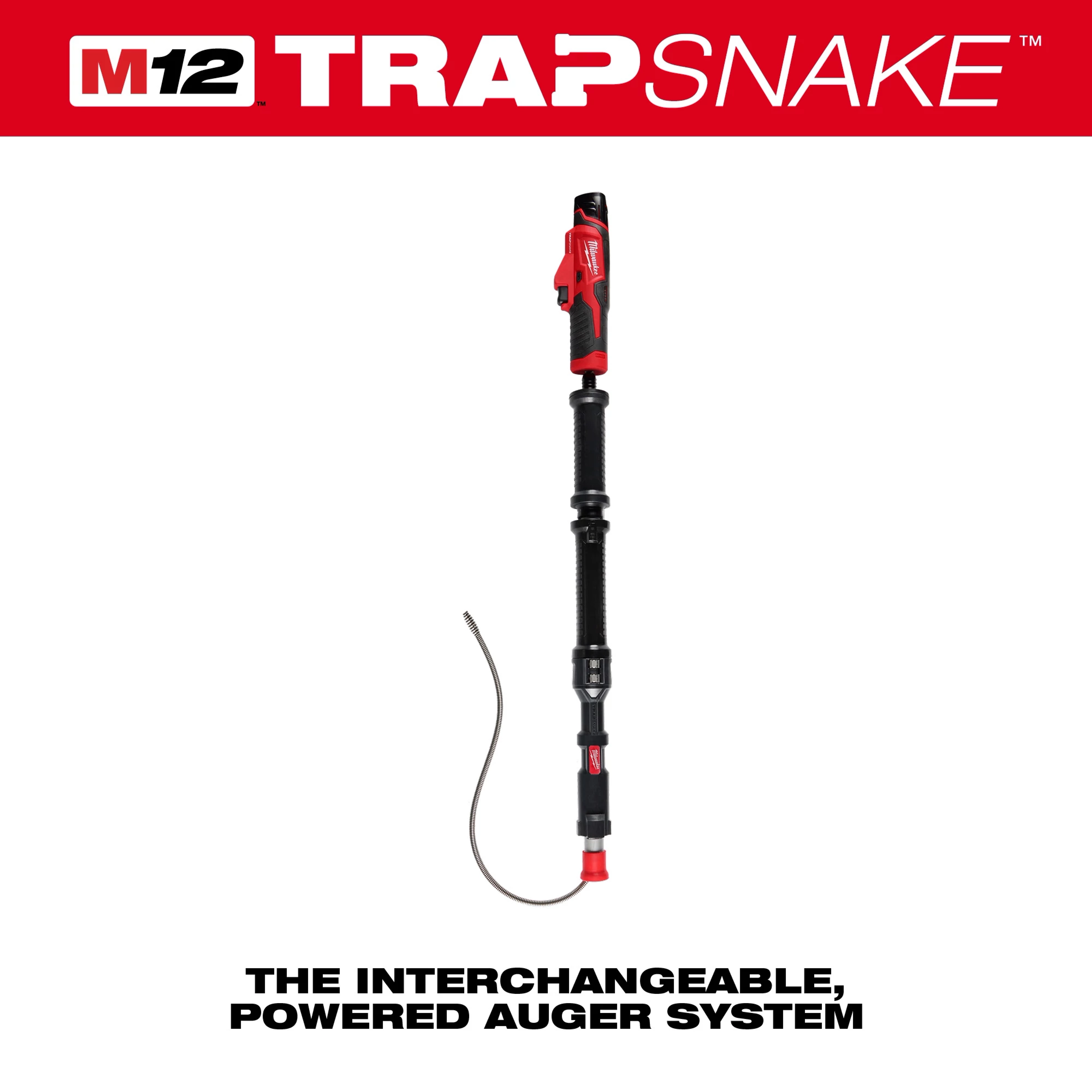 M12 TRAPSNAKE™ 4' Urinal Auger