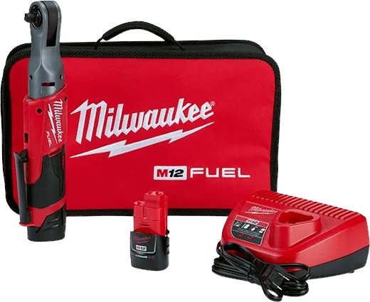 M12 FUEL™ 3/8" Ratchet 2 Battery Kit