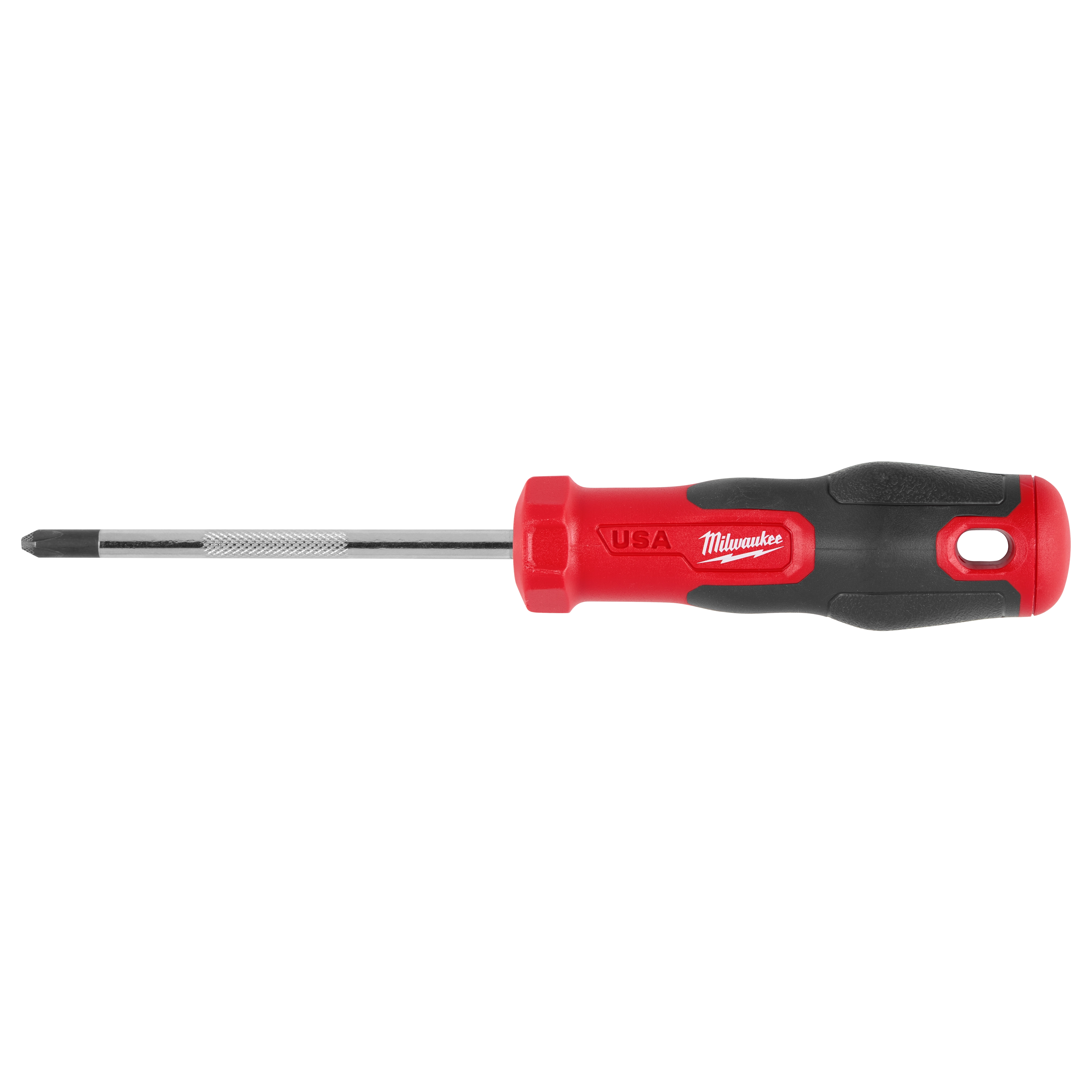#2 PH 4" Ergo Grip Screwdriver (USA) with a textured metal shaft and a two-tone ergonomic handle.