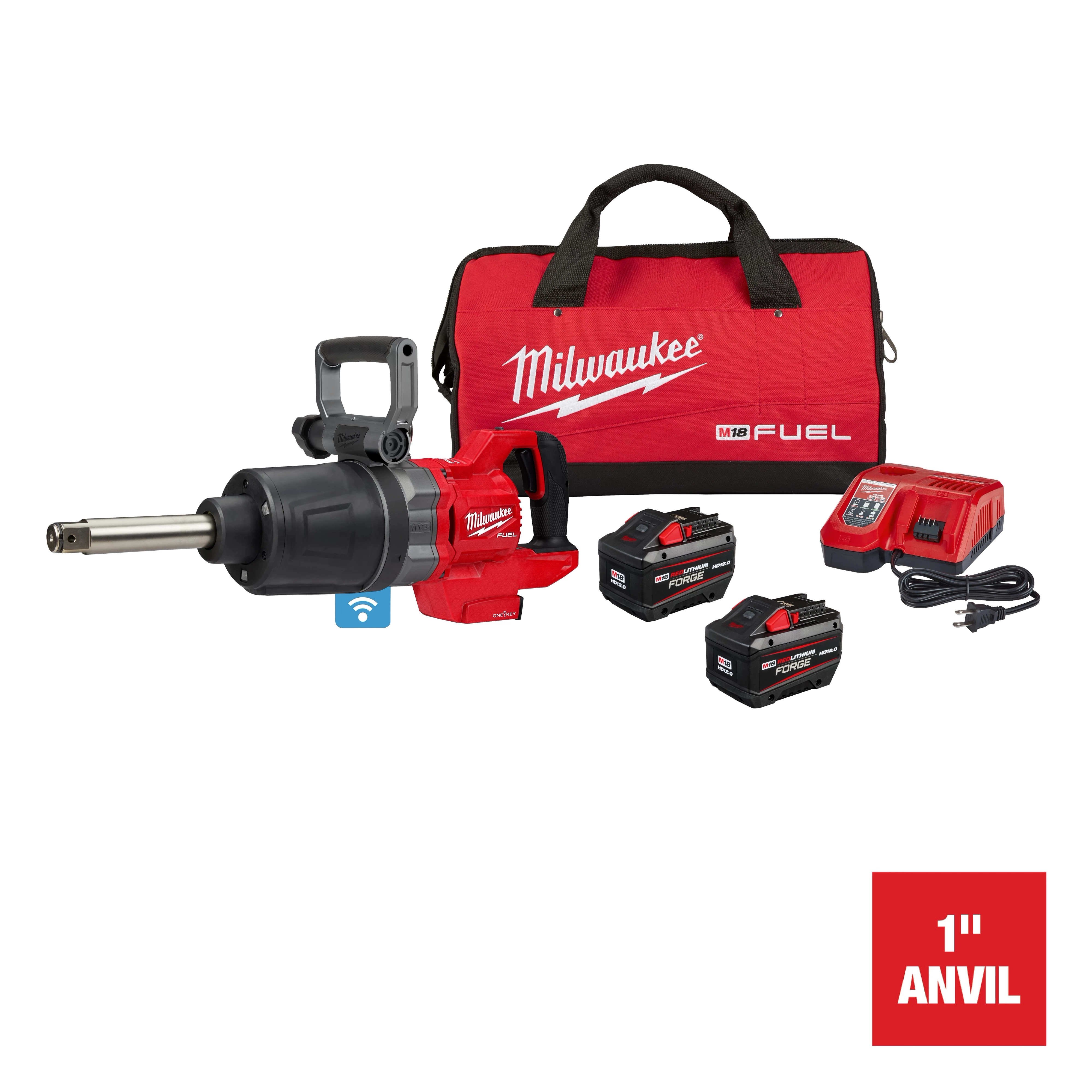 M18 FUEL™ 1" D-Handle Ext. Anvil High Torque Impact Wrench w/ ONE-KEY™ Kit - 2