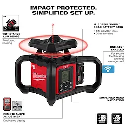 Impact protected and simplified set up