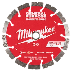 7" Diamond Max™ Segmented Turbo, General Purpose Diamond Blade